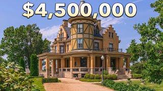 Touring a $4,500,000 Illinois Castle with Merry-Go-Round!