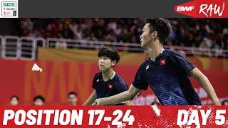 BWF World Junior Mixed Team Championships 2024 | Hong Kong China vs. New Zealand | Position 17-24