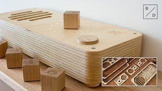 BD6touch - Tactile Wooden Music player - Demonstration and Construction