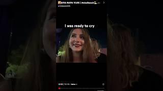 Before they sang Mamma Mia so I was unprepared #ayianapa #vlog #travelvlog #thekillers #cyprus
