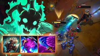 Offmeta RAIDBOSS Thresh Top Build - AD Thresh vs Garen - League of Legends Ranked Off Meta