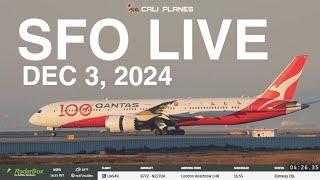 SFO LIVE | KSFO | SAN FRANCISCO INTERNATIONAL AIRPORT LIVE PLANE SPOTTING STREAM WEBCAM