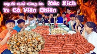 Người Cuối Cùng Ngừng Ăn Xúc Xích Và Cá Viên Chiên Siêu Cay #trangandvinh