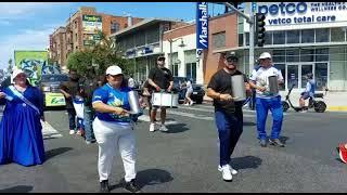 Desfile cívico de salvadoreños en Los Ángeles California 2022