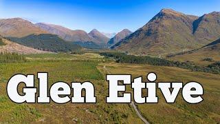 Glen Etive from The Air