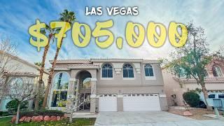 Las Vegas Home for Sale [4K] | GATED Golf Course Community | 3063sqft Pool and Spa | CHEF's Kitchen