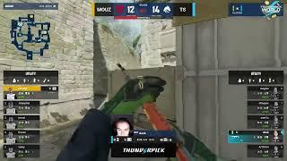 DONK 1 VS 4 | SPIRIT VS MOUZ CS2 - donk 1 vs 4 clutch, spirit vs mouz cs2