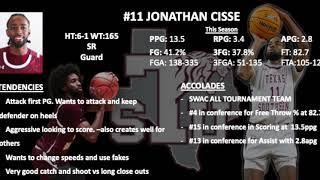 #11 Jonathan Cisse 2023 24 Season Highlights