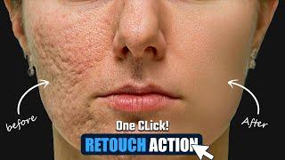 How to Create Skin Retouching Action - Photoshop Tutorial For Beginners 2024