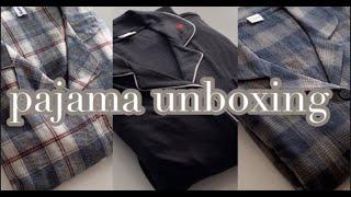 unboxing 가을,겨울 파자마 추천 . 백화점잠옷. 원단좋은잠옷. 데일리잠옷. 가을잠옷. 겨울잠옷. 언박싱. 잠옷리뷰. 내돈내산. 파자마추천. 가을파자마. 겨울파자마.