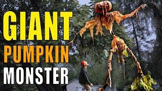 DIY LARGE Halloween Decoration! Pumpkin Monster