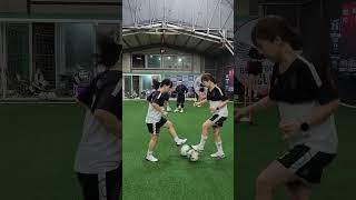 숨은 고수들 여자 축구레슨 훈련! #soccer #손흥민