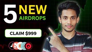 EARN $999 WITH THIS 5 AIRDROPS | Free Crypto | Free Airdrop | Airdrop Crypto