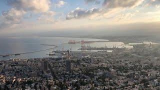 Sirens and an interception of rocket seen from Israel's Haifa | AFP