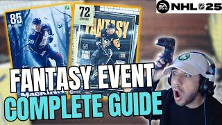 FANTASY EVENT + SUPERNATURAL COMPLETE GUIDE | NHL 25 HUT