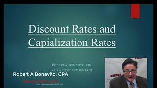 Discount Rates and Capitalization Rates