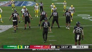 Iowa State Offensive Line vs Oregon (2020 Fiesta Bowl)