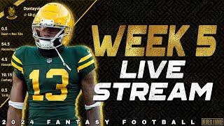 Week 5 Live Stream Q&A - 2024 Fantasy Football