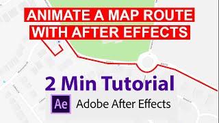 How to animate a map route with After Effects