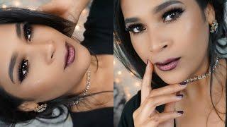 Fall  Cranberry Makeup Tutorial Using All Drugstore Products! MissLizHeart