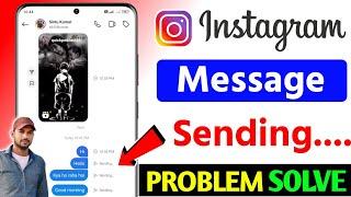 instagram me message nahi jaa raha, How to fix instagram message not sending