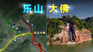 乐山大佛：“水淹大佛膝”会发生什么？【三维地图看世界】