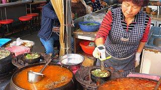 1인분 2000원 국밥?! 아낌없이 막 퍼주는곳! 새벽부터 단골들로 분주한 국밥집 / Korean street food