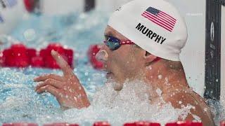 Ryan Murphy advances to men's 200-meter backstroke semifinal at Paris Olympics