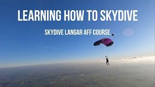 AFF Course Level 1-8 | Skydive Langar | Learn to Skydive | 2023 |