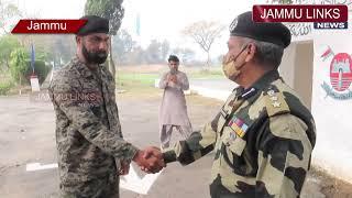 BSF, Pak Rangers exchange sweets on Republic Day along IB in Jammu