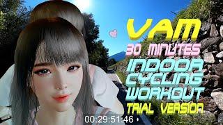 Trial Test Video, VaM Model Assist 31 minutes Indoor Cycling Workout 4K60FPS