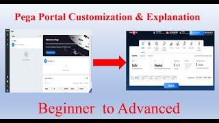 Portal Customization and Explanation in pega // Part-1#pegasus #pega #portal #userexperience