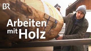 So hoch wie ein Baum: Kunst mit Holz aus dem Wald | Schwaben + Altbayern | BR