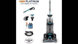 Vax Platinum Smart Wash Pet Design Carpet Washer