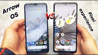 Arrow OS vs Pixel Experience [Plus] ANDROID 13 | Best STOCK Experience?