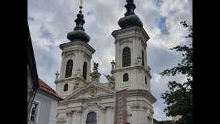 Graz (A-St) Pfarrkirche Mariahilf Vollgeläute und Glockenspiel