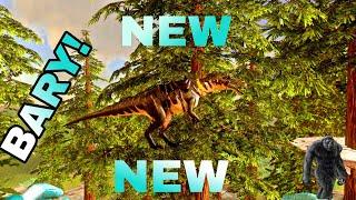 ARK MOBILE GOD CONSOLE TAMING THE NEW BARYONYX!!