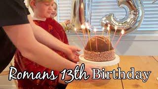 ROMAN TURNS 13! My first teenager! Birthday vlog