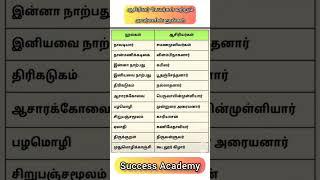 General Tamil for TNPSC Group 4, 2 and 2A | Success Academy 2024 #shortsfeed #tnpsc