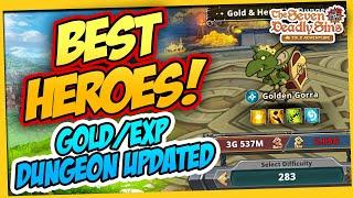 UPDATED GOLD & EXP DUNGEON BEST HERO COMPOSITION | SEVEN DEADLY SINS IDLE