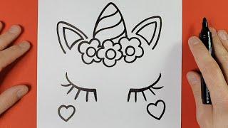 DESSINER UNE LICORNE - TUTORIEL DE DESSIN FACILE