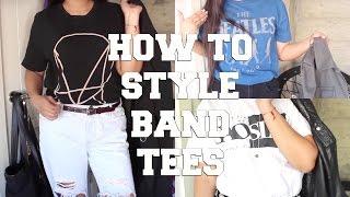 HOW TO STYLE Band Tees