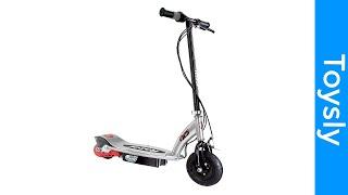 Razor E125 Kid Ride On 24V Motorized Battery Powered Electric Scooter Toy, Black