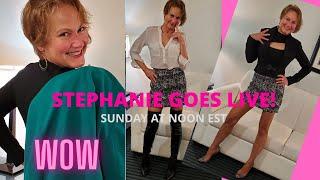 STEPHANIE GOES LIVE!  OFFICE ATTIRE OPTIONS