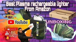 Plasma rechargeable lighter  unboxing | best lighter from Amazon #review #unboxing