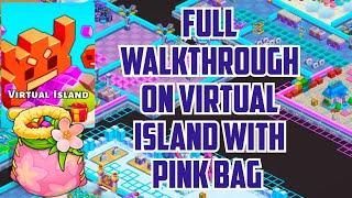 Full Walkthrough on Virtual Island with Pink Bag | Family Island | Nov 2024