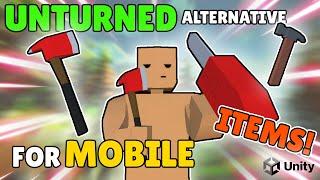 Making an UNTURNED alternative for MOBILE (Items & Inventory) in Unity
