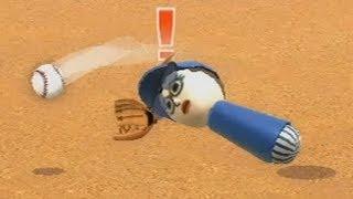 wii sports raging and funny moments - baseball championship