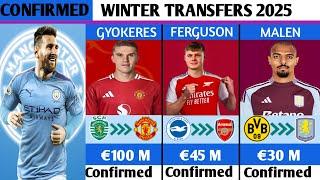 NEW CONFIRMED TRANSFERS & RUMOURS WINTER 2025GYOKERES TO MAN UNITED,MESSI TO MAN CITY