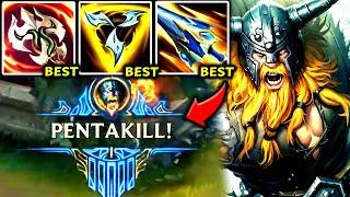 OLAF TOP IS LITERALLY A 1V9 PENTA KILL MACHINE (AND I LOVE IT) - S14 Olaf TOP Gameplay Guide